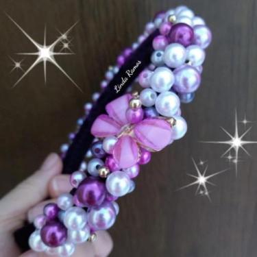 Imagem de Tiara diadema chá revelação Jardim Encantado - Ateliê Linda Ramos , Ja