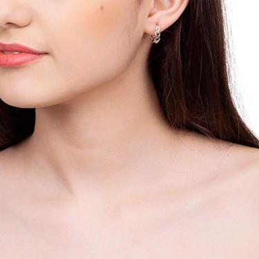 Imagem de Brinco Argola Corações Folheado a Ouro 5233510000 - Rommanel