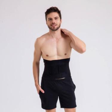 Imagem de Cinta modeladora 017WA redutora UNISSEX ajustável compressão Esbelt