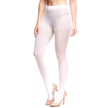 Imagem de Meia Calça Opaca Feminina Adulto Clássica Fio 40 Trifil, Branco, P