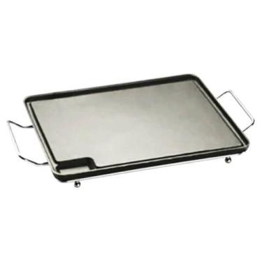 Imagem de Chapa Ferro Fundido Lisa 28x23 Panela Mineira