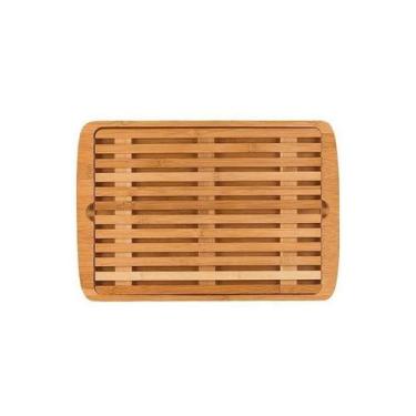 Imagem de Tábua para Pães ou Migalheira Bambu 35,7 cm x 24 cm - Mimo Style