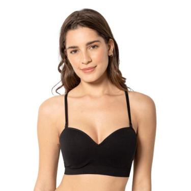 Imagem de Sutiã Feminino sem alça Com Bojo Trifil, 44, Preto