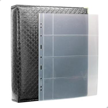 Imagem de Fichário 30 Folhas Cédulas 4 Espaços Aba 32x24 Matelado GF - Caravelas