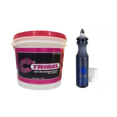 Imagem de Marcador Industrial & Gel Desengraxante Rosa - Trigel, Preto
