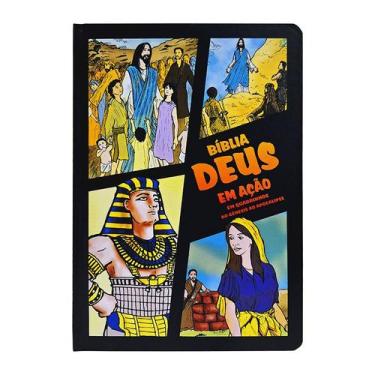 Imagem de Livro - Bíblia Deus em ação em quadrinhos  capa faraó