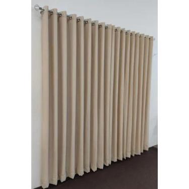 Imagem de Cortina Linho Com Forro Blackout Varal 6,00x2,50 - Salvatex Confecções