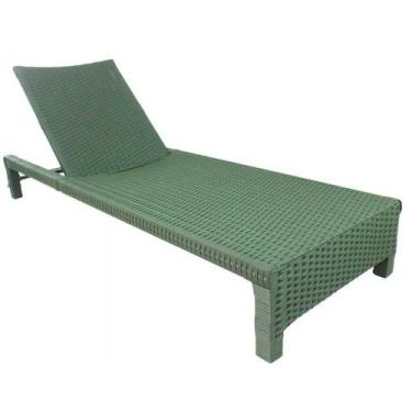 Imagem de Espreguiçadeira Grécia Alumínio Corda Náutica Regulagem Piscina Trama 