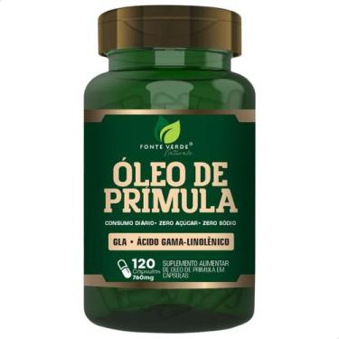 Imagem de Óleo de Primula Natural Fórmula Premium 120 Cápsulas - Fonte Verde