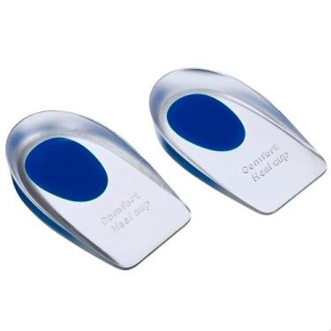 Imagem de Protetor De Calcanhar Calcanheira Meia Palmilha Silicone Gel Par Anti 