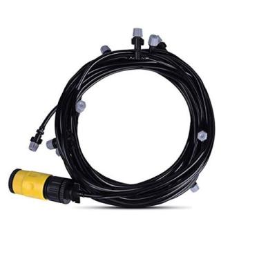 Imagem de Mangueira Climatizadora Nevoa Kit Sistema Irrigacao Jardim Quintal Gra