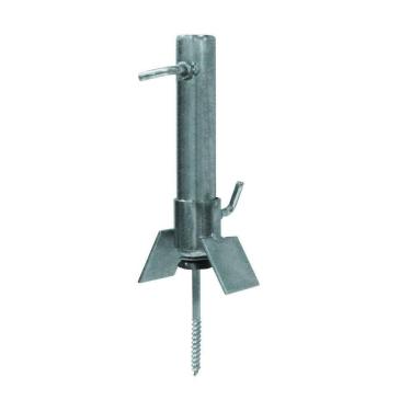 Imagem de Suporte Antena 10-a Telha Brasilit 32mm Tubo 3/ 4 Prata