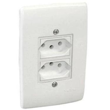 Imagem de Tomada Dupla Padrão 10A -250V - Veltra