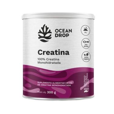 Imagem de Creatina 100% Monohidratada 300g Vegana - Ocean Drop, Sem Sabor