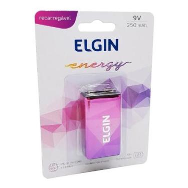 Imagem de Bateria Recarregável (9v)250 Mah Elgin (blister C/ 1 unidade)