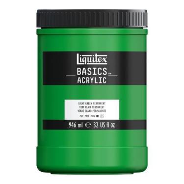 Imagem de Pote Tinta Acrílica Liquitex Basics 946ml 312 Light Green