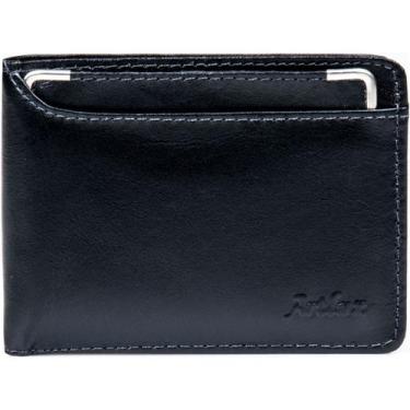 Imagem de Carteira Couro Artlux Masculina 2007, Preto