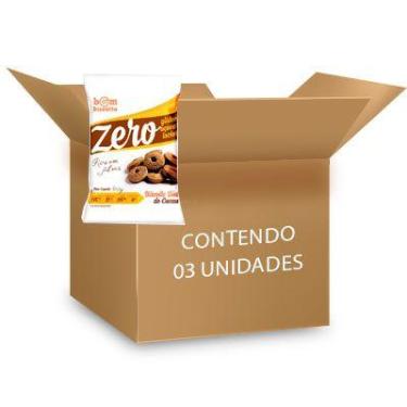 Imagem de Biscoito Zero Lactose Cacau Diet BomBiscoito 3un