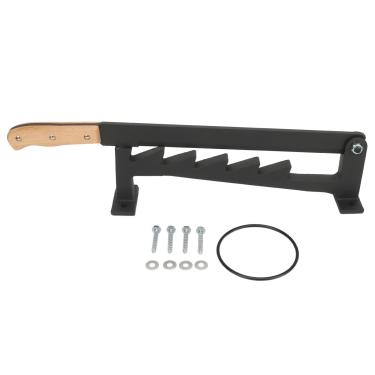 Imagem de Divisor de lenha montado na parede Vomeko, divisor de lenha, divisor de lenha para serviço pesado, cortador manual de lenha de aço de alto carbono, para acampamento ao ar livre em