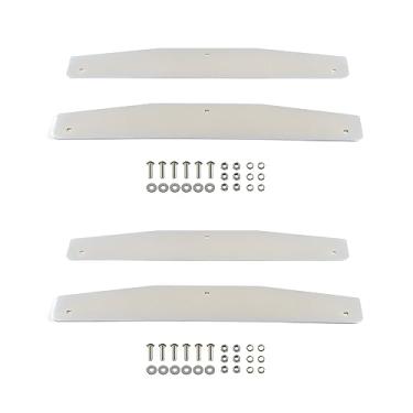 Imagem de 1409KMT 4 Unidades de Peso Universal para Aba de Lama Semi-Caminhão 24 "X 4" Cromado 3 Pinos Adequados para Abas de Lama Largas de 24" (4 Unidades)