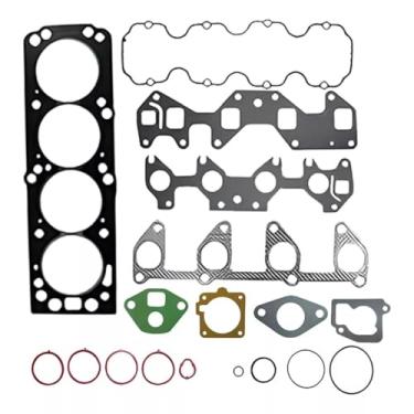 Imagem de Junta Superior Motor sem Retentor Jogo Cabeçote Fibra 79357, Preto/Prata, Sabo