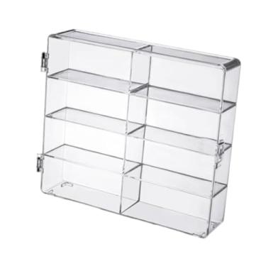 Imagem de Dynwave Modelo em escala 1/64, caixa de armazenamento de carros, vitrine, joias, vitrine em miniatura para brinquedos colecionáveis, estatueta de ação