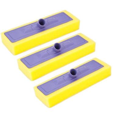 Imagem de Kit 3 Rodos Passa Cera Espuma Para Pisos Frios E Madeira - Dsr