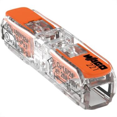Imagem de Emenda Universal Wago 4,0M 221-2411 - Kit C/60 Unidades