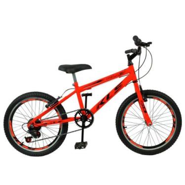 Imagem de Bicicleta Aro 20 Kls Sport Gold V-Brake Mono 7 Marchas, Laranja neon, 