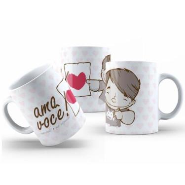 Imagem de Caneca de Cerâmica 325ml  Presente para Namorados - Mecolour