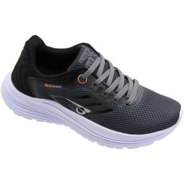 Imagem de Tênis Esportivo Glk Magnus Confortavél Masculino, Grafite, 41
