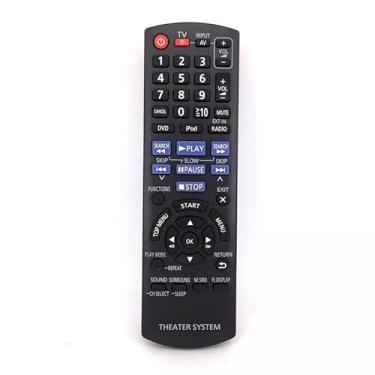 Imagem de XINFUTE Novo N2QAYB000624 adequado para controle remoto Panasonic DVD Theater System SC-XH70 SC-XH75