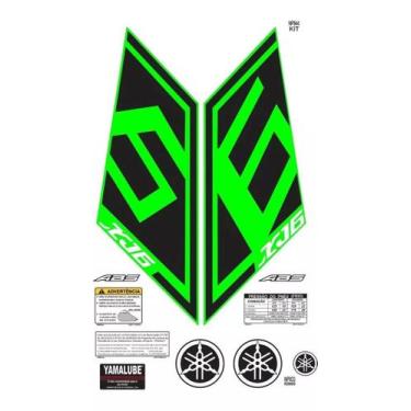 Imagem de Adesivo Kit Yamaha Xj6 2015 Faixa Do Tanque Emblemas Np944 - Resitank