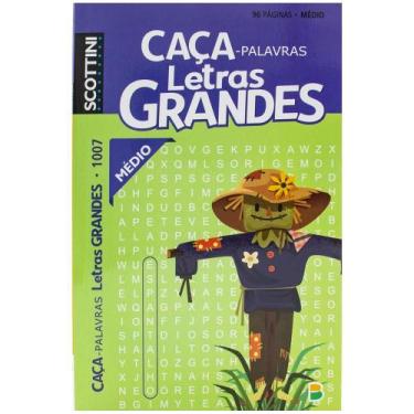 Imagem de Livro - Scottini Caça-palavras Letras Grandes (96p) N.1007 (Médio)