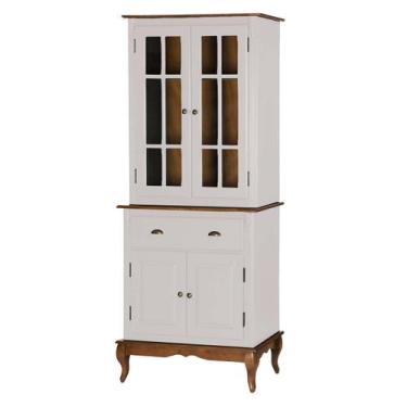 Imagem de Arca Oratório 4 Portas 1 Gaveta 60840 Hannover Linz Móveis, Off White/