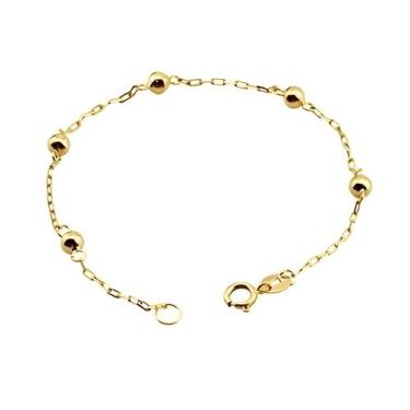 Imagem de Pulseira Ouro 18k De Bolinha 5mm Feminina - DR Joias