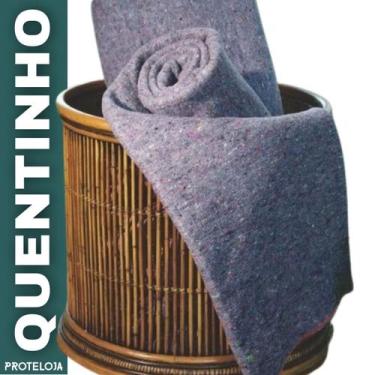 Imagem de Cobertor Para Doação Cinza Popular Corta Febre 130x200cm - Proteloja, 