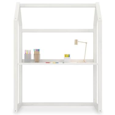 Imagem de IDIMEX Escrivaninha Infantil Tampo Regulável Montessoriana Madeira Branco Tina