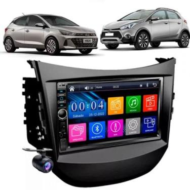 Imagem de Central Multimídia 2 Din Mp5 HB20X 2012/20 Câmera Moldura - First Opti