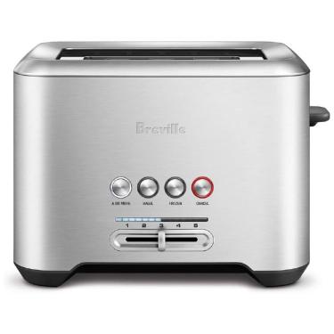 Imagem de Torradeira, com 2 fatias, 900 W, aço inoxidável, 110v, BREVILLE BTA720XL, Prateado