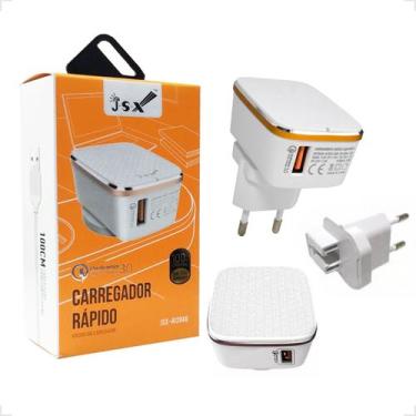 Imagem de Carregador Adaptador Turbo De Viagem De Carregamento Rápido Quick Char