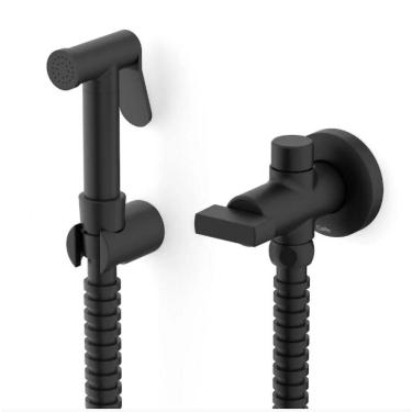 Imagem de Ducha Higiênica Com Derivação Flow Preto Matte Celite