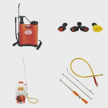 Imagem de Kit Pulverizador Costal a Gasolina 25L VPM260 e Pulverizador Costal Manual 20L VP20L Vulcan Trent