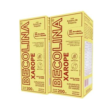 Imagem de Kit 2x Becolina Xarope Natural para Tosse 200ml - Expectorante para Gripe
