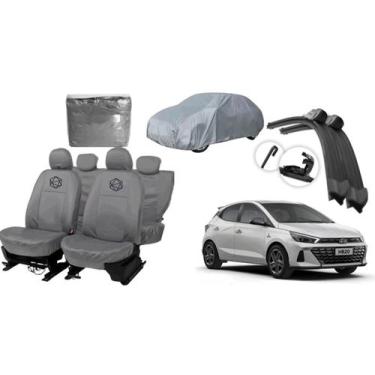 Imagem de Kit capa HB couro + capa cobrir + limpa vidro - iron tech