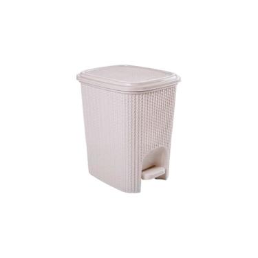 Imagem de Lixeira C/Pedal Trama 7L Plasútil