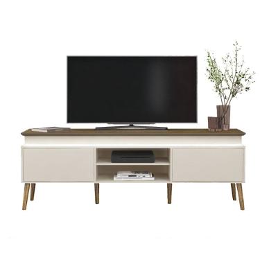 Imagem de Rack Para TV 75 POL 2 Portas 180 cm 4379 Pinho Off White ARLY
