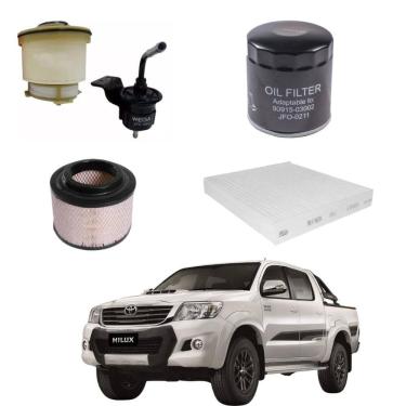 Imagem de Kit Troca Óleo Toyota HILUX TDI (CD/CS) 2012 A 2015 WKU501
