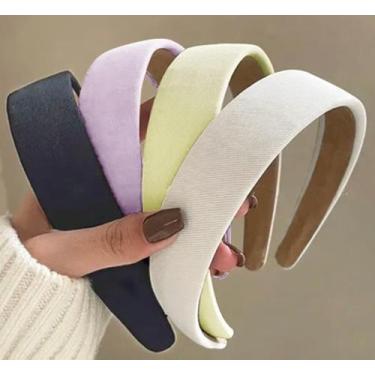 Imagem de Bandanas para mulheres, antiderrapantes, modernas, com 2,54 cm de larg