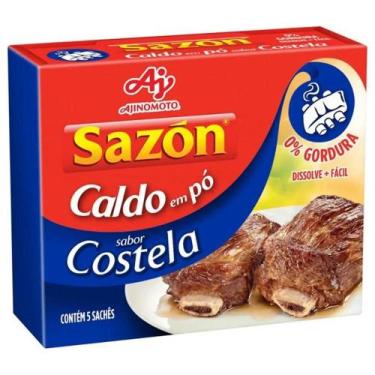 Imagem de Kit c/ 4 Caldo Em Po Sazon 37,5g Costela - Sazón